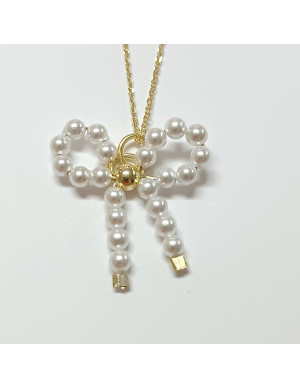 Colar laço de pérolas 2