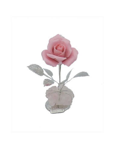 Rosa em base mineral