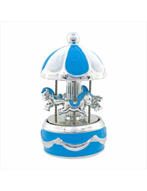 Carrossel musical azul