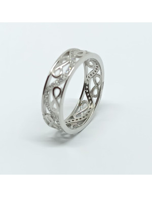 Anel / aliança infinito