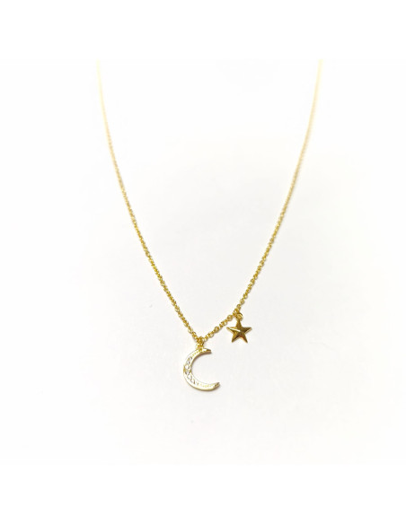 Colar lua e estrela