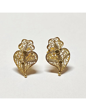 Brincos coração de Viana 2