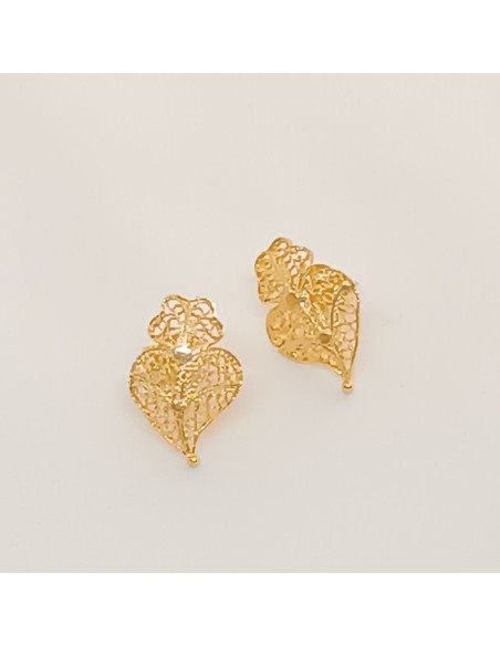 Brincos coração de Viana