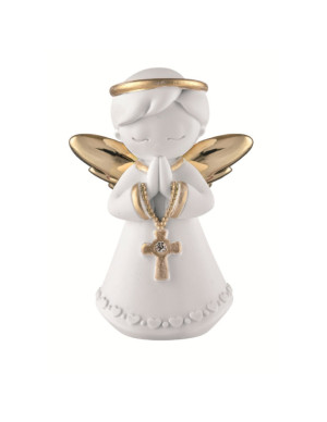 Anjo dourado a rezar