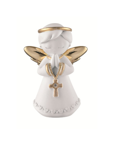 Anjo dourado a rezar