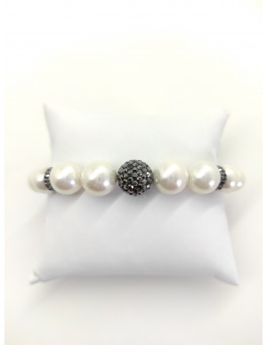 Pulseira com pérolas