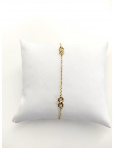 Pulseira com infinitos