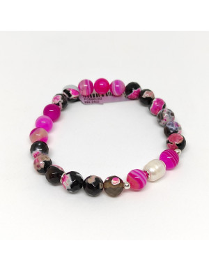 Pulseira pedras variadas