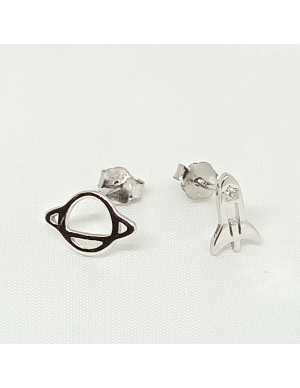 Brincos planeta e foguetão