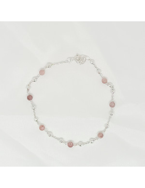 Pulseira com esferas e pedras 2