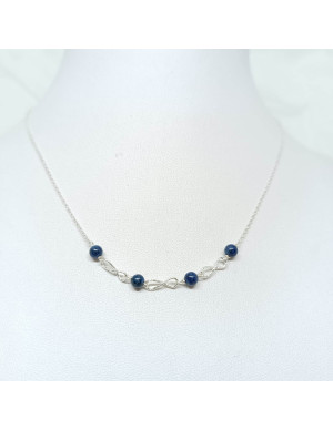 Colar infinito e pedras