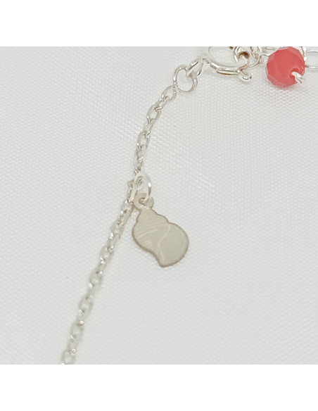 Tornozeleira âncora estrela e búzio