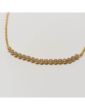 Pulseira riviera com malha 2