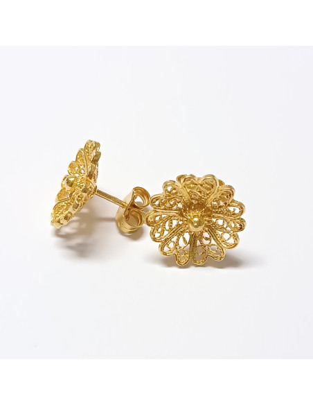Brinco filigrana flor