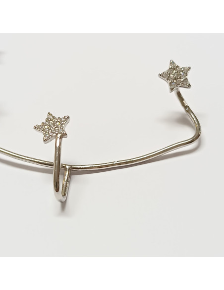 Brinco auricular estrelas
