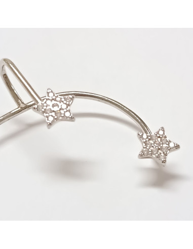Brinco auricular estrelas