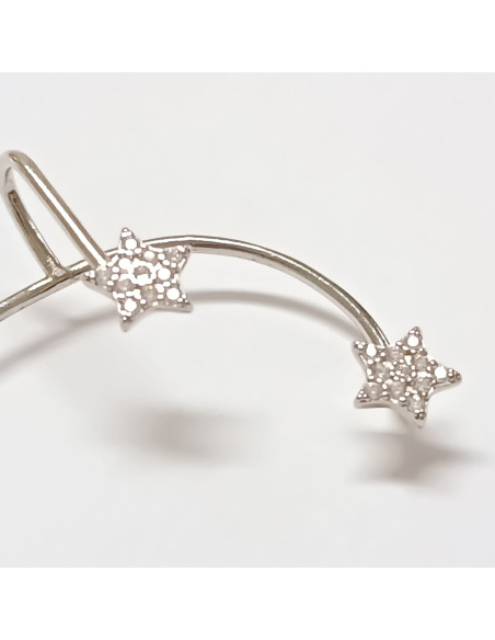 Brinco auricular estrelas