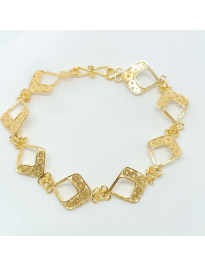 Pulseira  rendilhada