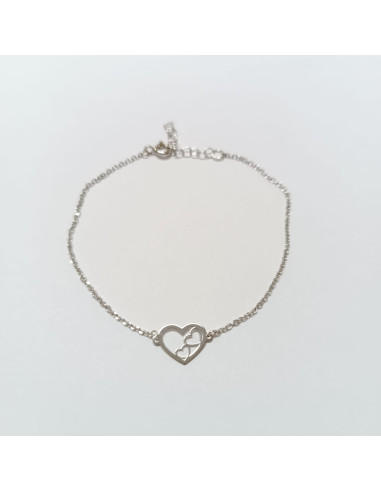 Pulseira corações