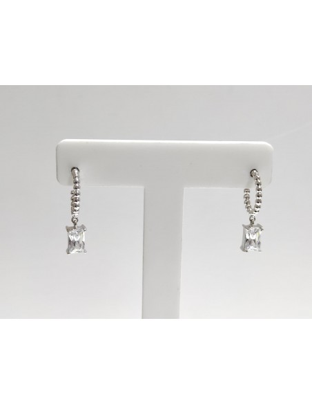 Argola trabalhada  com pendente