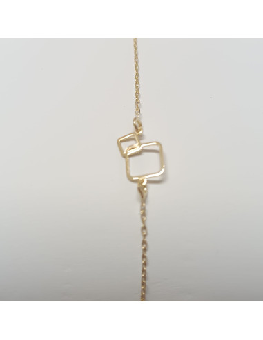 Pulseira 2 quadrados