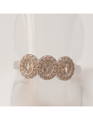 Anel prata trilitário 2