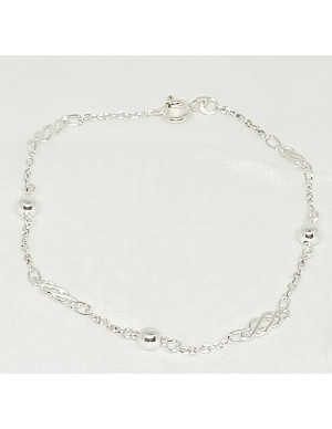 Pulseira esferas e nós 2