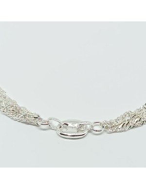 Pulseira singapura tripla 2
