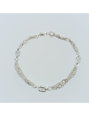 Pulseira singapura tripla