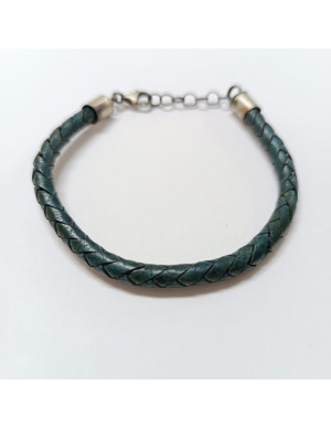 Pulseira de couro homem