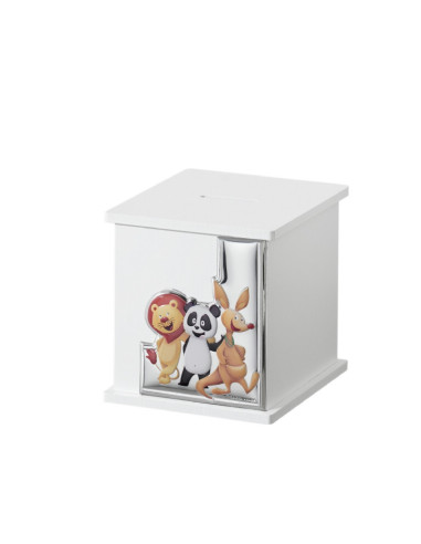 Mealheiro cubo panda balões